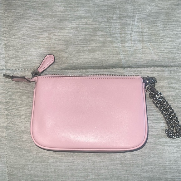 Coach Leather Wristlet with Metal Chain. - Picture 16 of 16